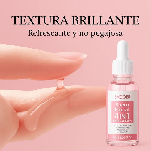 Sérum Facial 4 en 1 – Repara y Nutre, Hidratación, Antiedad y Regeneración  (30ml)